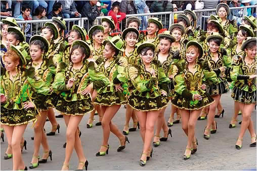 Caporales dancers